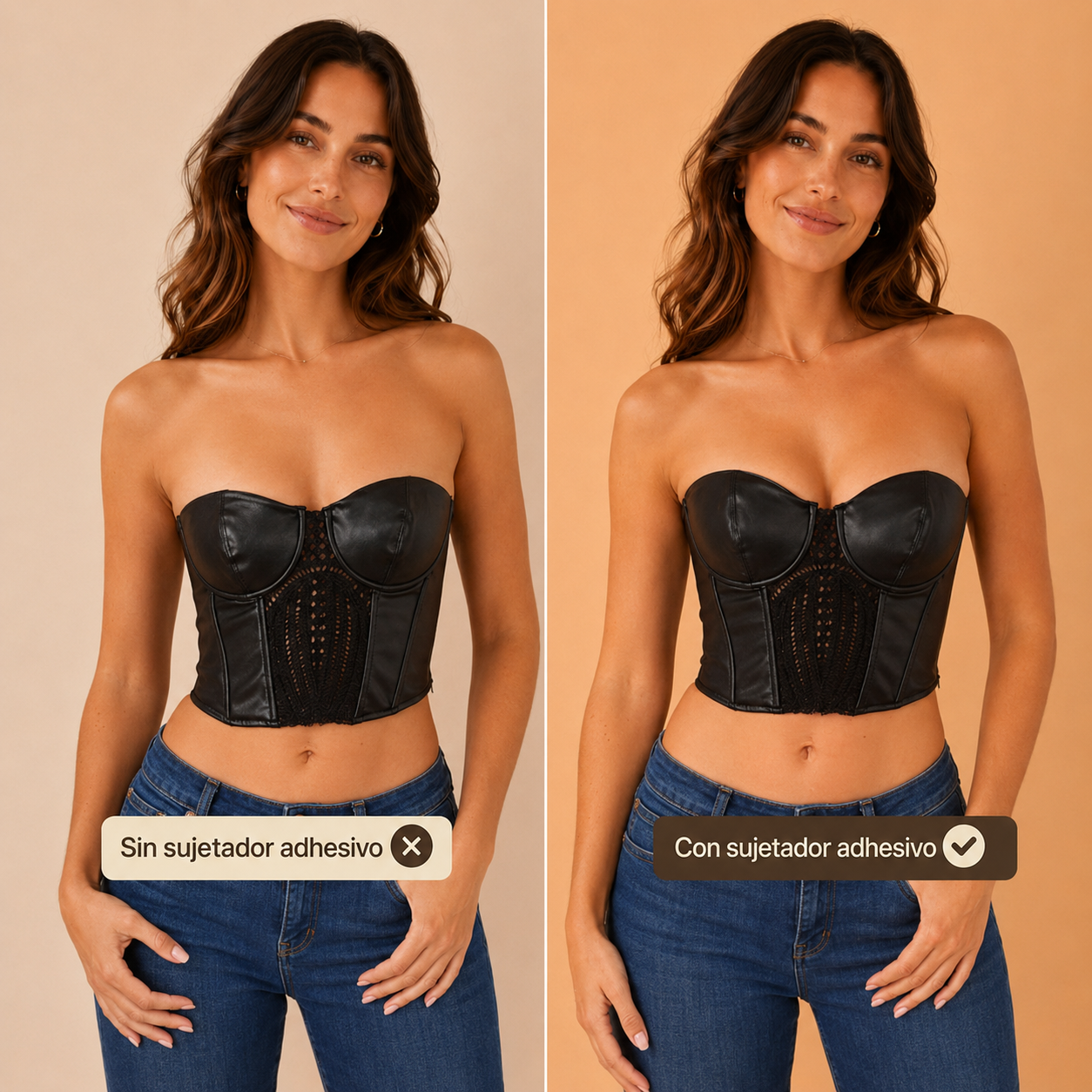 The Invisible — Sujetador Adhesivo Push-Up